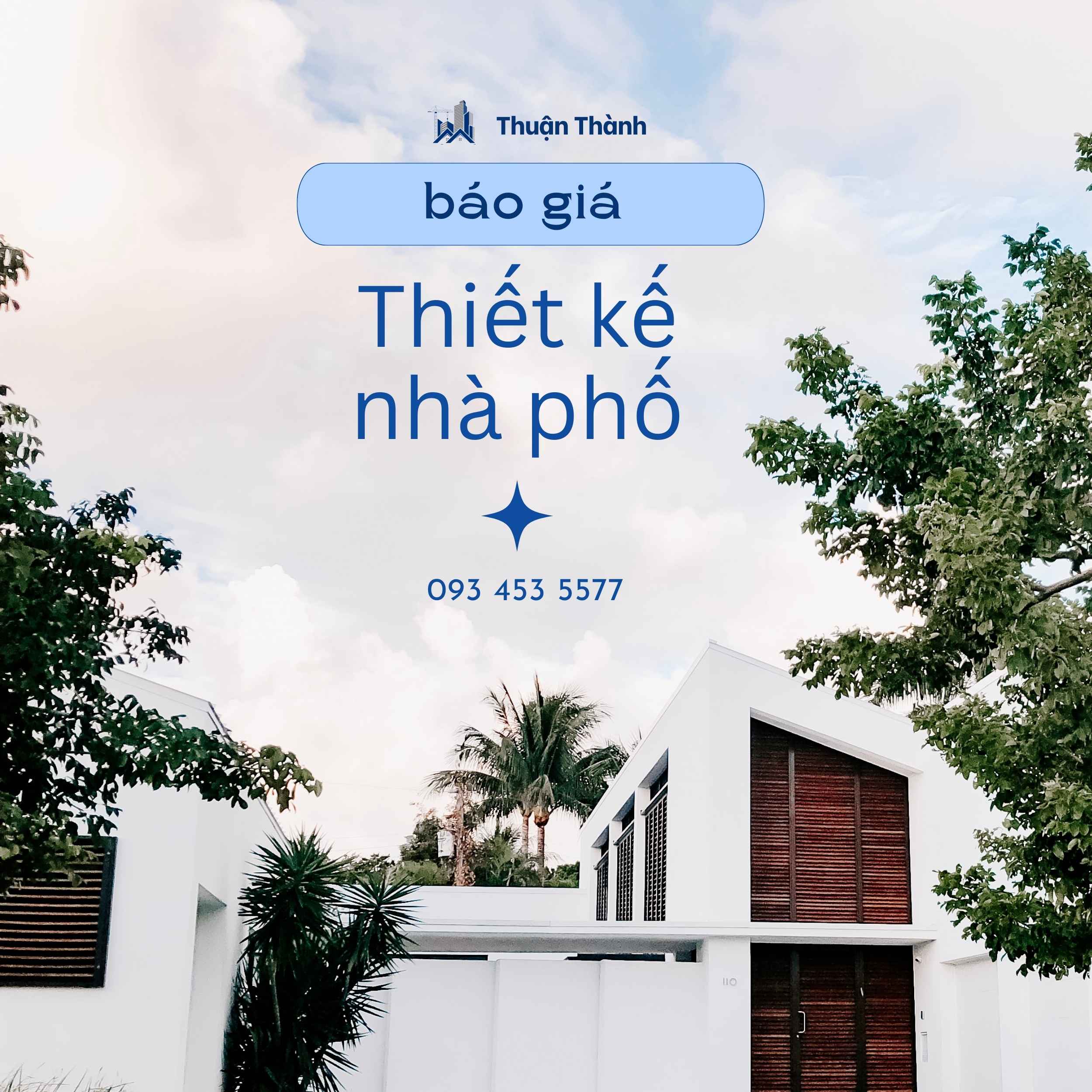 Báo giá thiết kế nhà phố