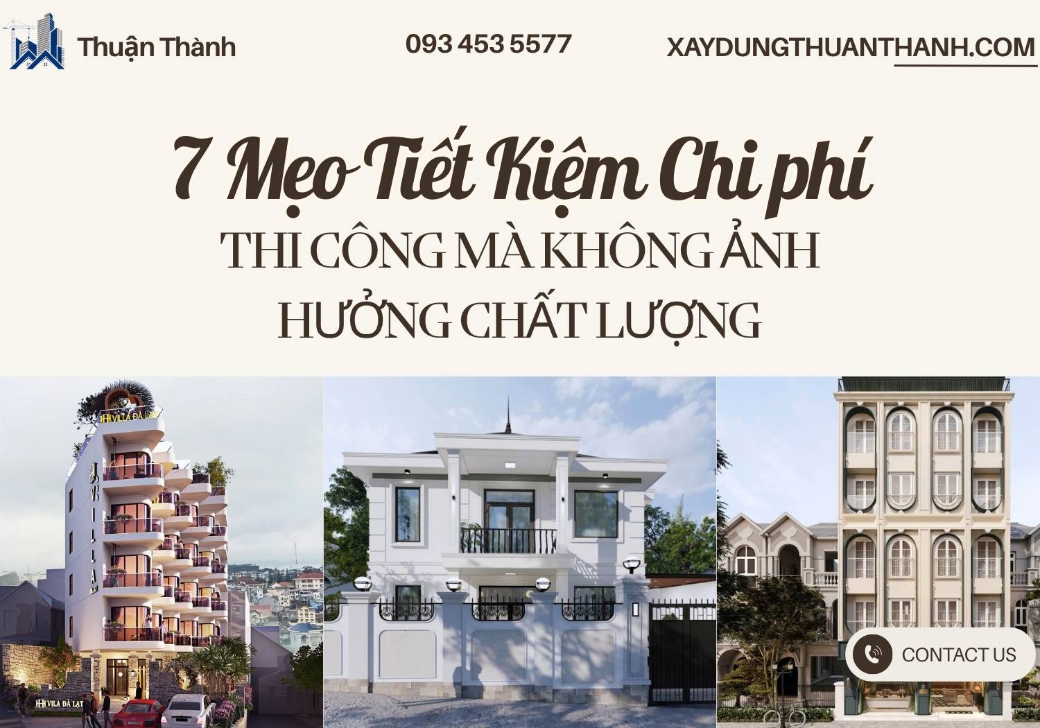 Mẹo tiết kiệm chi phí thi công