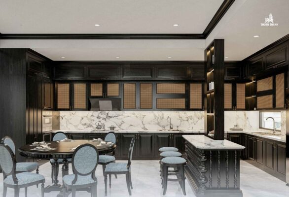 Phòng bếp phong cách Indochine Phòng bếp phong cách Indochine