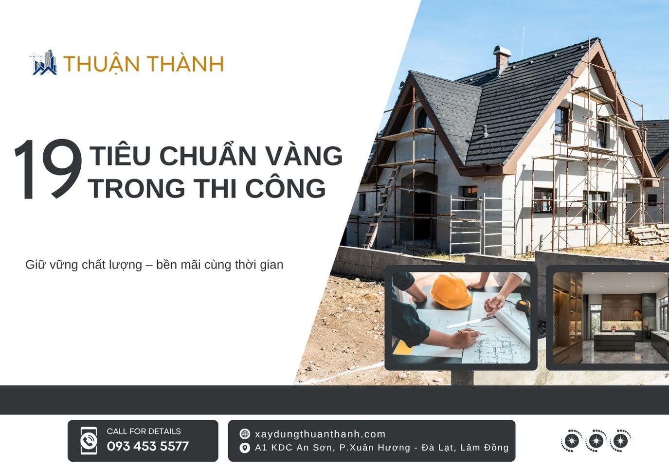 Tiêu chuẩn trong thi công