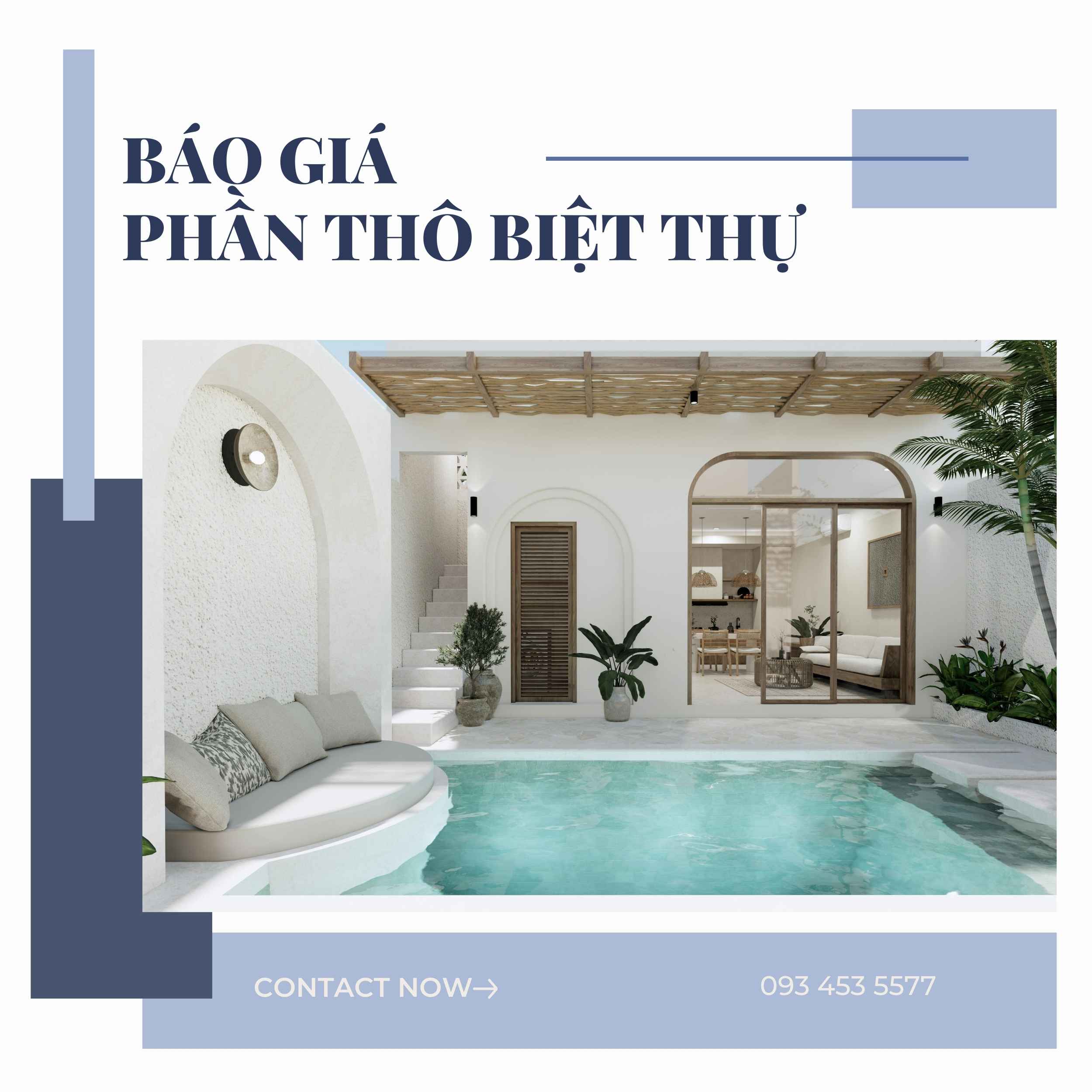 Báo giá phần thô biệt thự