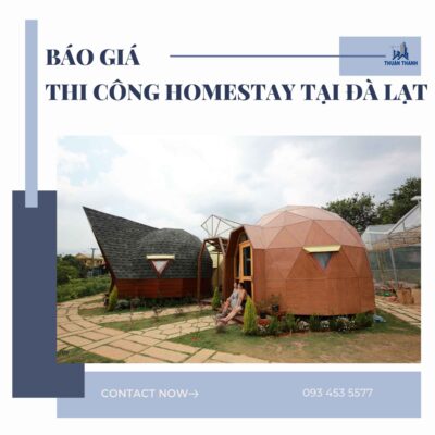 Báo giá thi công homestay