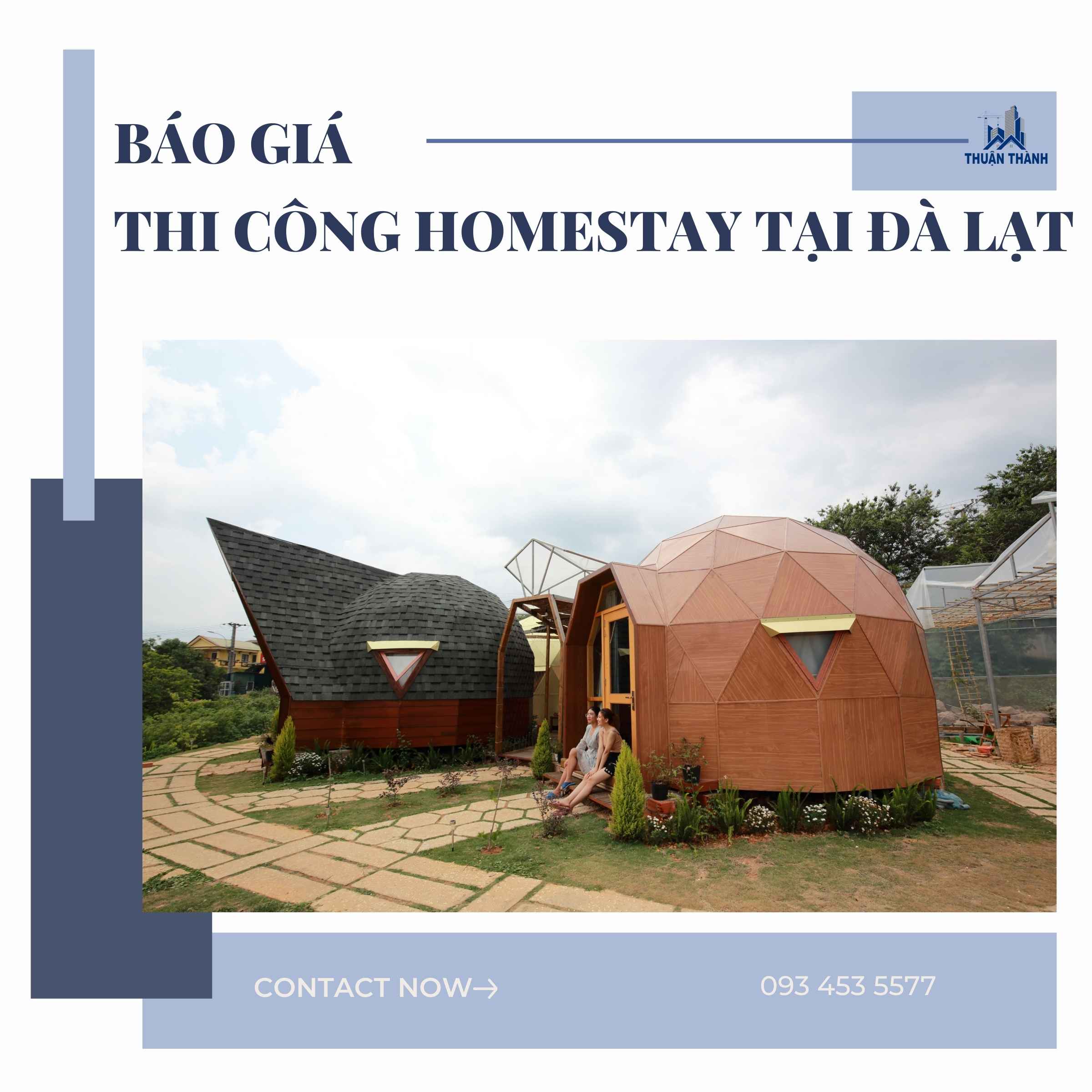 Báo giá thi công homestay