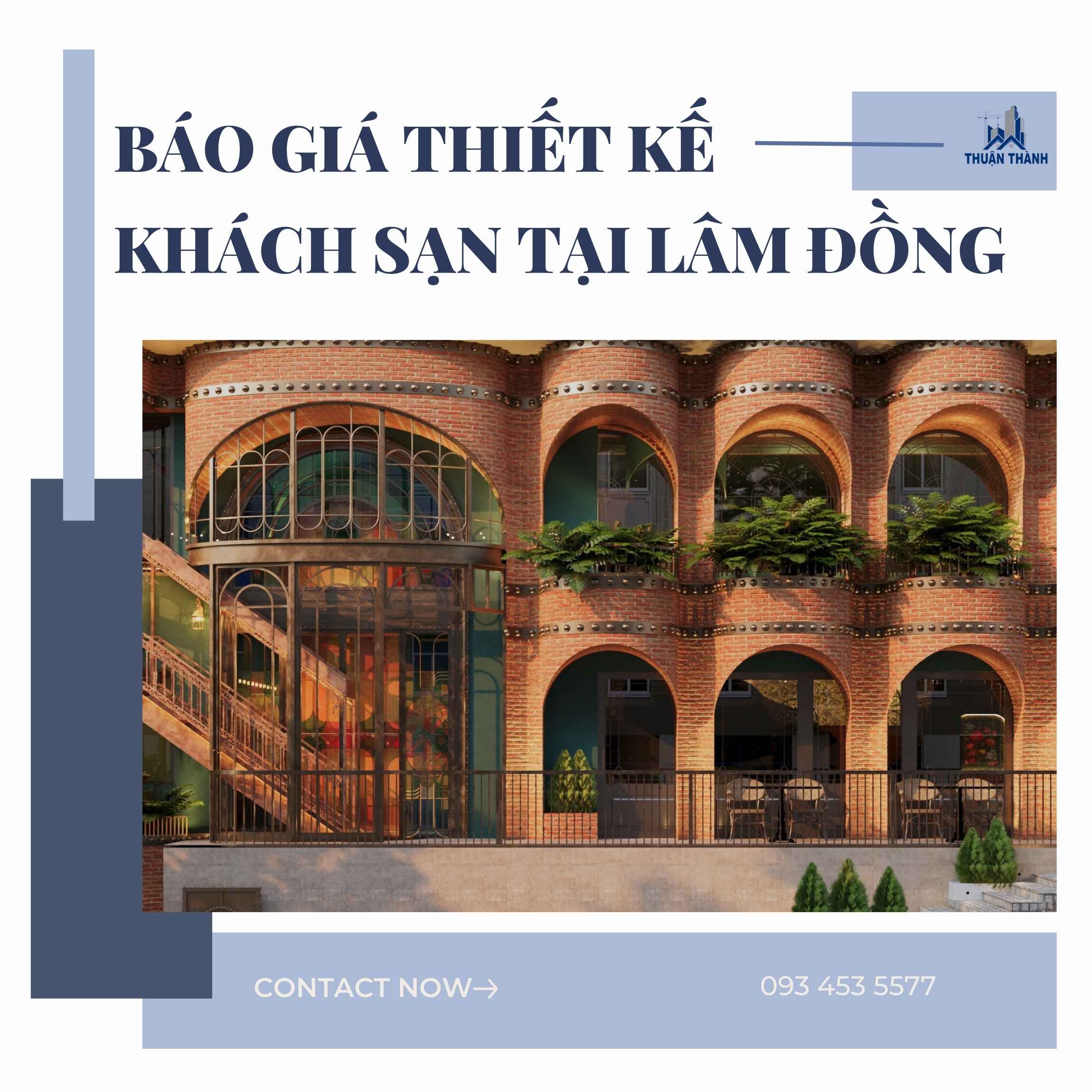 Báo giá thiết kế khách sạn tại Lâm Đồng
