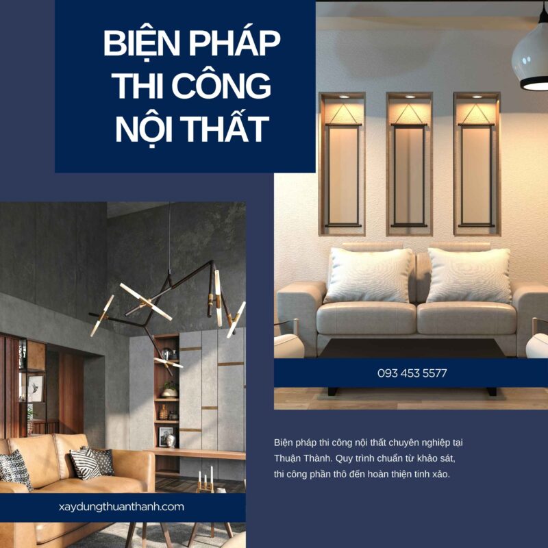 Biện pháp thi công nội thất