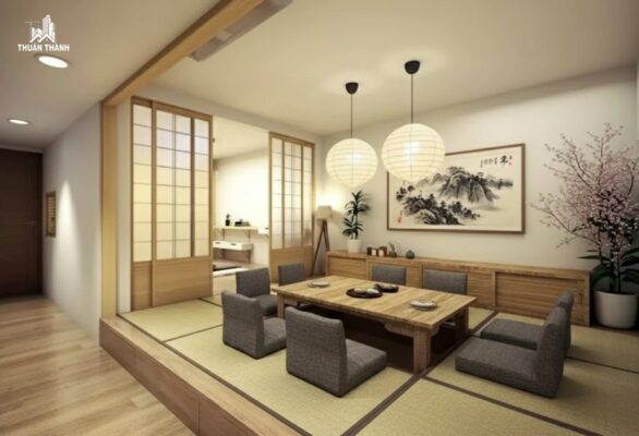 Phong cách nội thất Nhật Bản