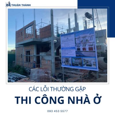 Lỗi thi công nhà ở