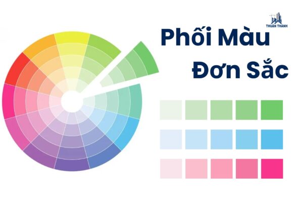 Phối màu đơn sắc Phối màu đơn sắc