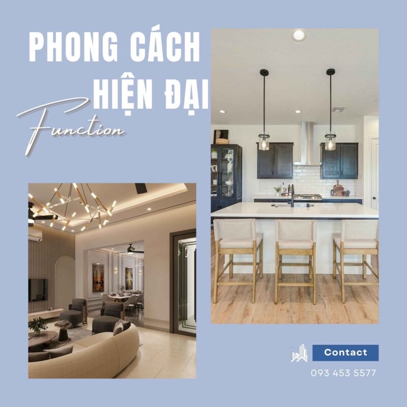 Phong cahcs nội thất hiện đại