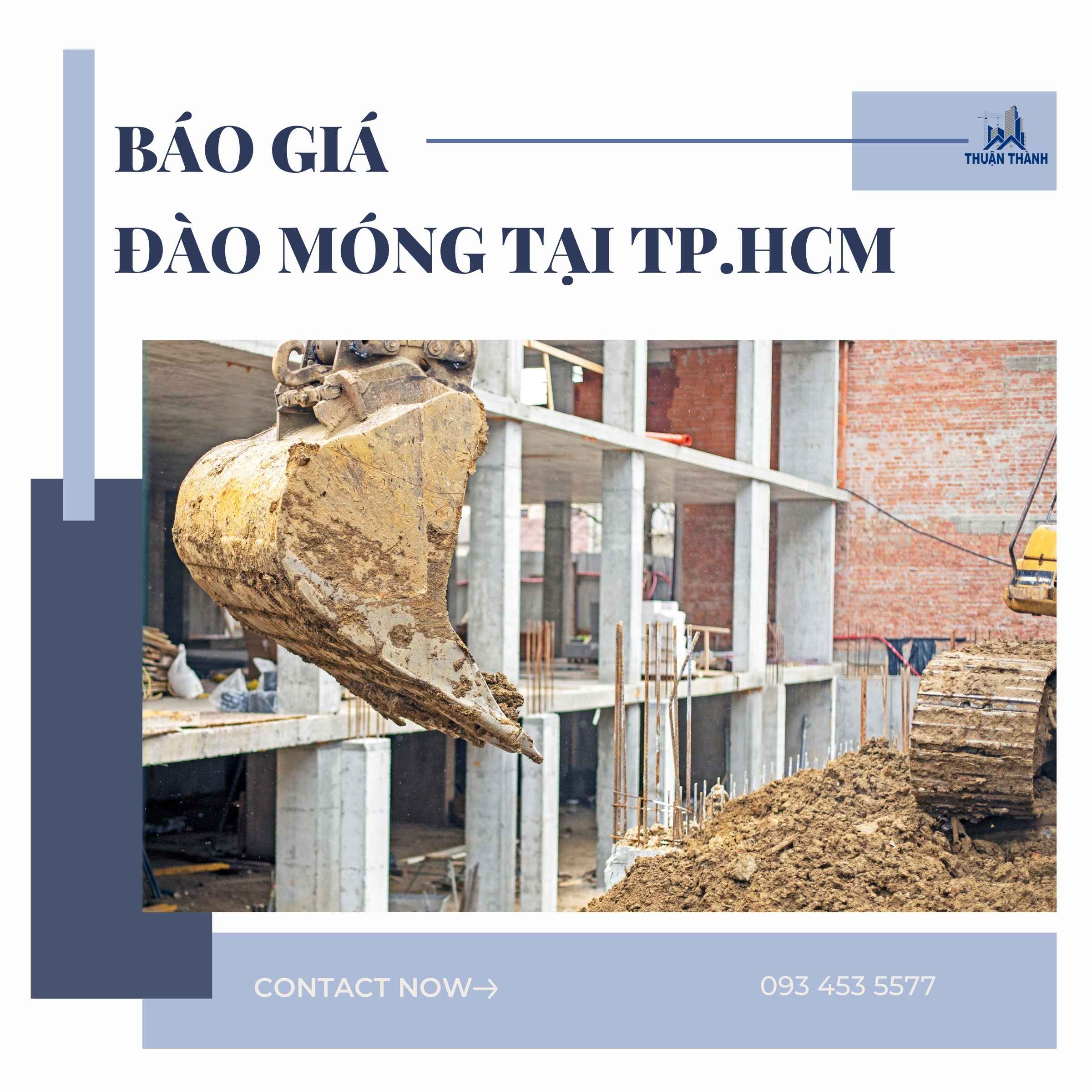 Báo giá đào móng tại TP.HCM