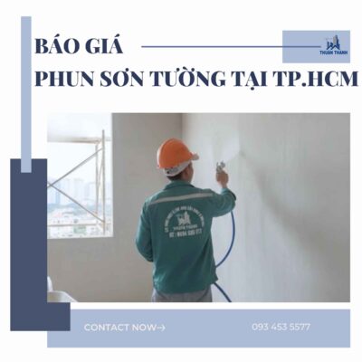 Báo giá phun sơn tại TP.HCM
