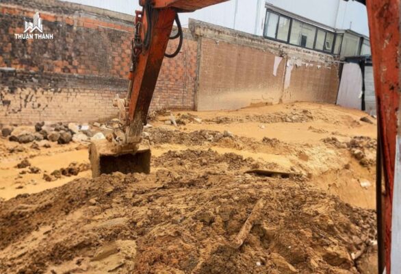 Công tác chuẩn bị mặt bằng