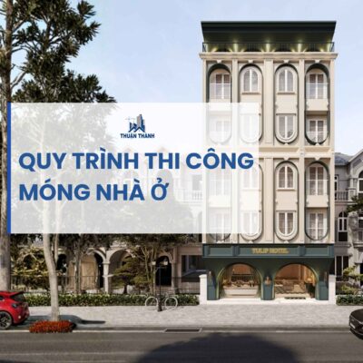 Thi công móng nhà
