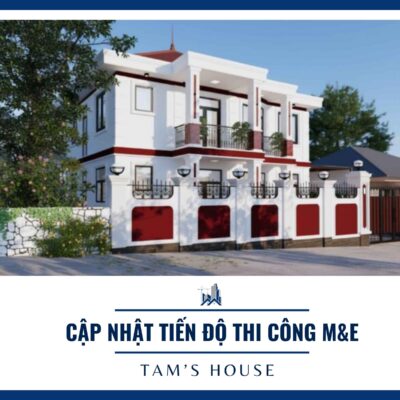 Tiến độ thi công M&E nhà chị Tâm