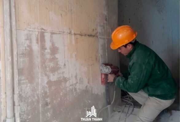 Cắt rãnh tường Cắt rãnh tường