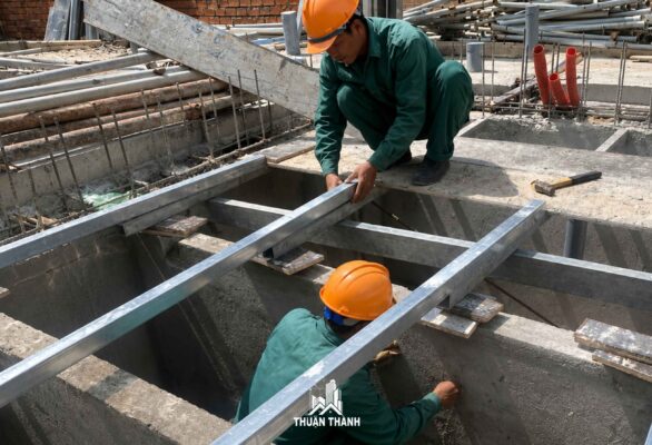 Gia công hầm bể nước