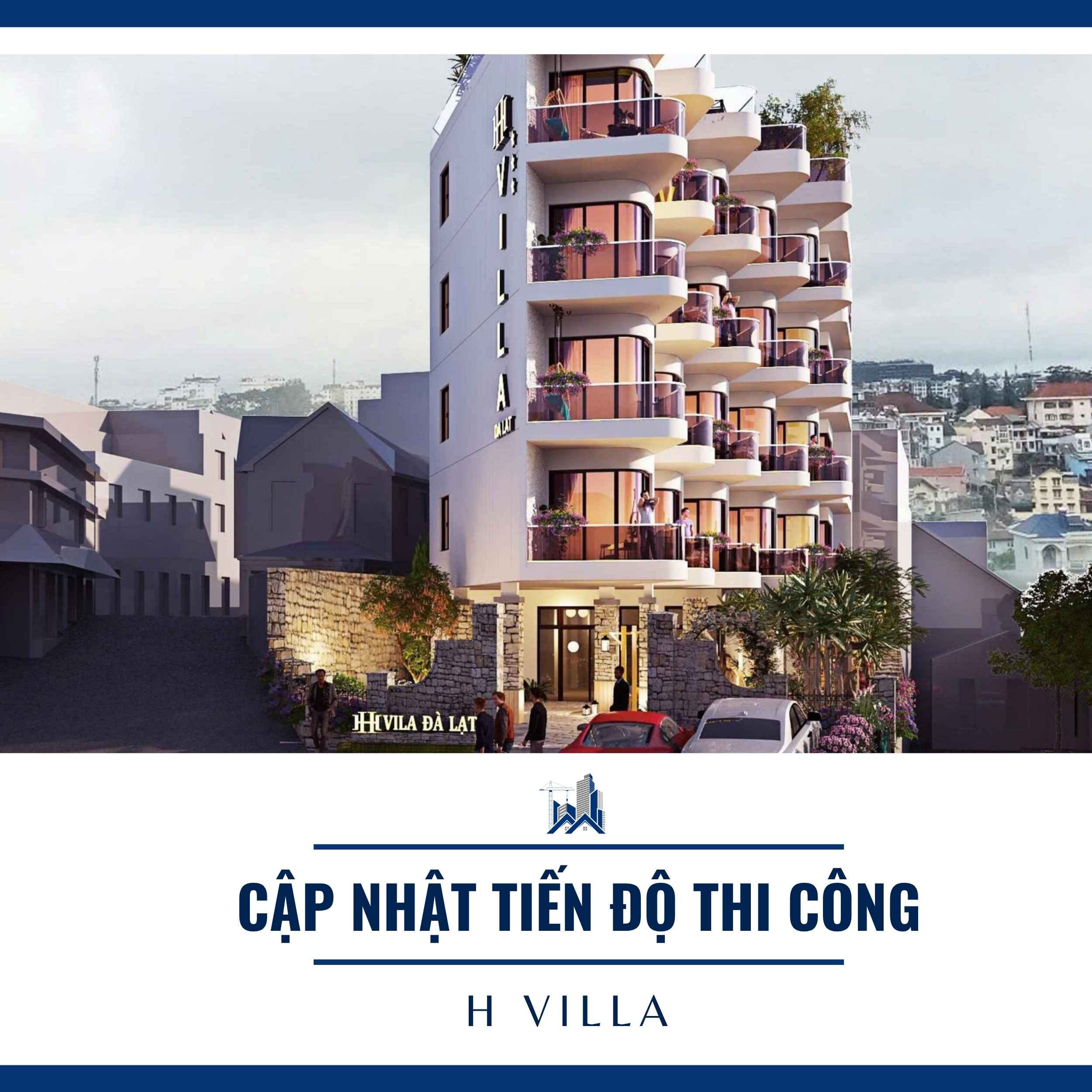 Cập nhật tiến độ tại Hvilla
