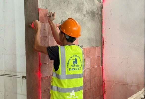Công tác ốp lát sảnh ngoài