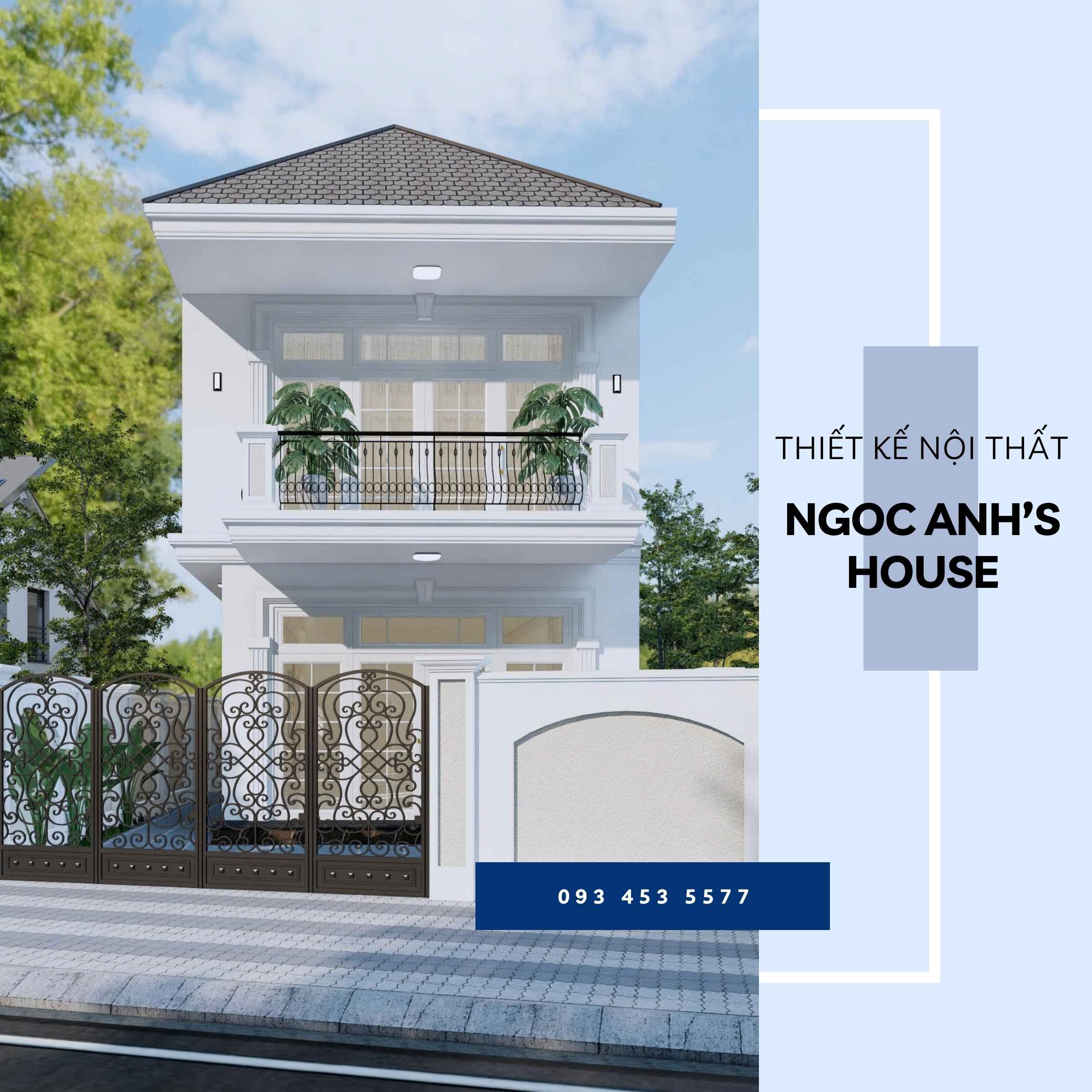 Dự án thiết kế nội thất nhà chị Ngọc Anh