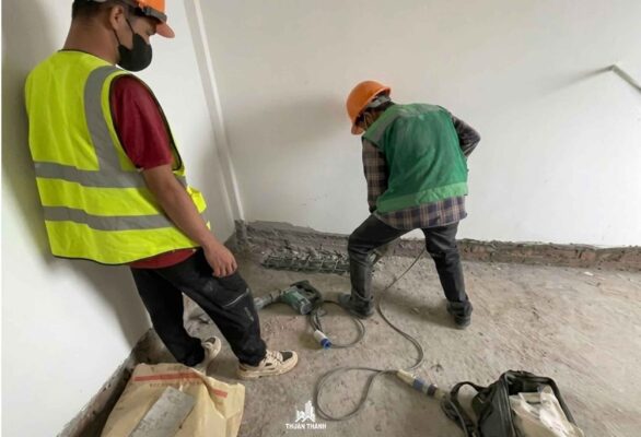 Đục góc tường Đục góc tường
