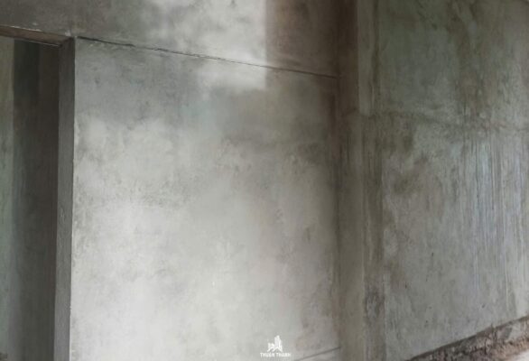 Thi công tô tường tầng 1 Thi công tô tường tầng 1