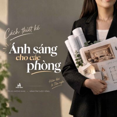 Thiết kế ánh sáng khu vực trong nhà